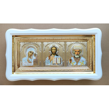 Ікона Трійник, лик Софрон білий одяг, лик 30х12, арт. 15-Ф-1