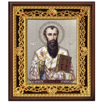Икона Василий Великий 36-П-105