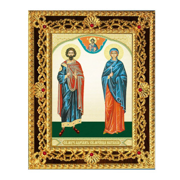 Икона Адриан и Наталия 38-Д-67