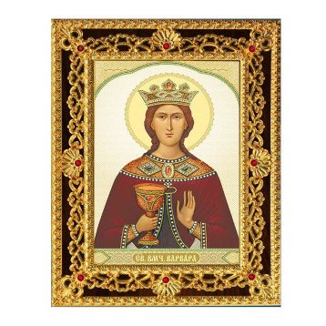 Икона Варвара 38-Д-91