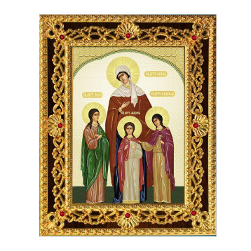 Икона Вера, Надежда, Любовь и мать их София 38-Д-94