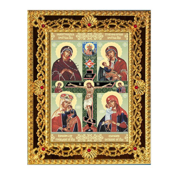 Икона Четырёхчастная 38-Д-196