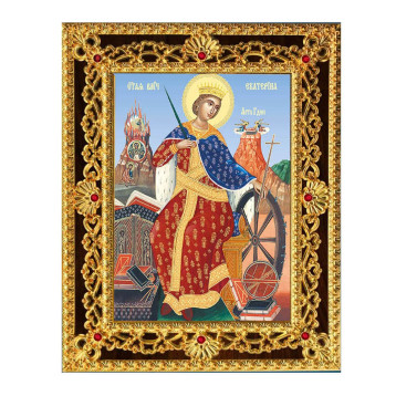 Икона Святая Екатерина 38-Д-246