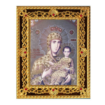 Икона Акафистная-Зографская Божья Матерь 38-Д-250