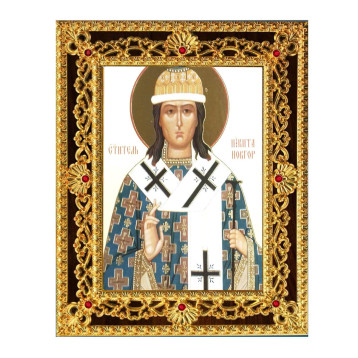 Икона Святитель Никита Новгородский 38-Д-273