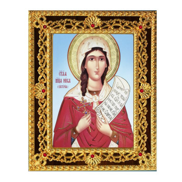 Икона Святая Мученица Ника (Виктория) 38-Д-305
