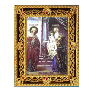 Икона Сретение Господне 38-Д-308 ( Двунадесятые праздники )