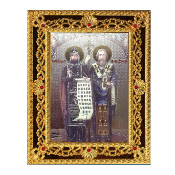 Икона Кирилл и Мефодий 38-Д-309