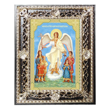 Икона Ангел Хранитель с детьми 41-Д-15