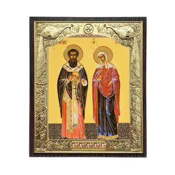 Ікона Кипріян і Юстина 47-Д-35