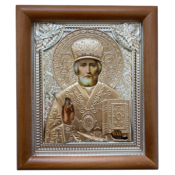 Ікона Миколи Чудотворця, лік 15х18, 47-Р-33