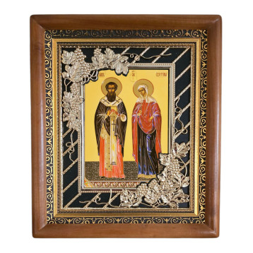 Ікона Кипріян і Юстина 52-ПБ-35