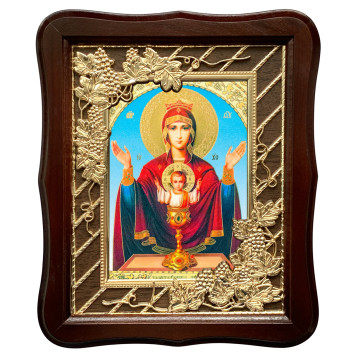 Икона Неупиваемая чаша, лик 15х18, арт. 52-Ф-44