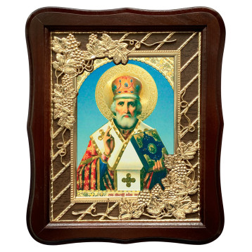 Икона Николай Чудотворец 52-Ф-26