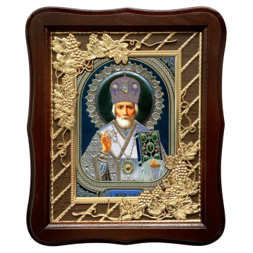 Икона Николая Чудотворца 52-Ф-28