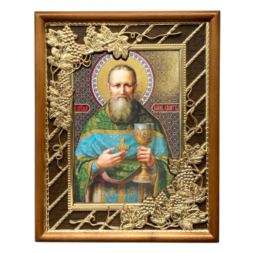 Икона Иоанн Кронштадтский 52-П-128