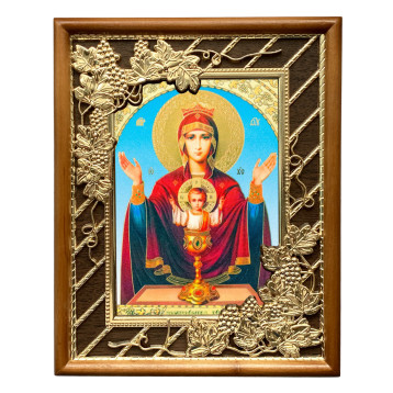 Икона Неупиваемая чаша, лик 15х18, арт. 52-П-44