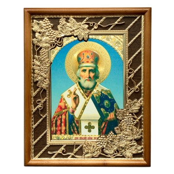 Икона Николай Чудотворец 52-П-26
