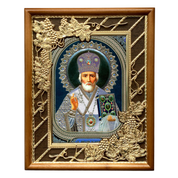 Икона Николая Чудотворца 52-П-28