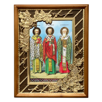 Икона Три Святителя ( Василий, Григорий ,Златоуст ) 52-П-158