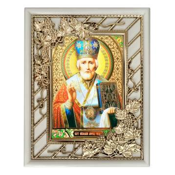 Икона Николай Чудотворец 52-ПББ-175