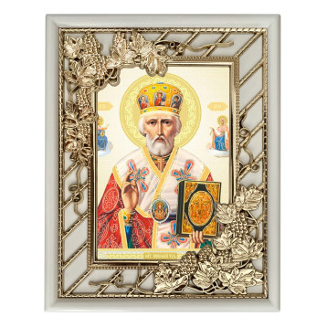 Икона Николай Чудотворец 52-ПББ-25
