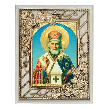 Икона Николай Чудотворец 52-ПББ-26