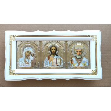 Ікона Трійник, лик Софрон білий одяг, лик 30х12, арт. 15-Ф-10