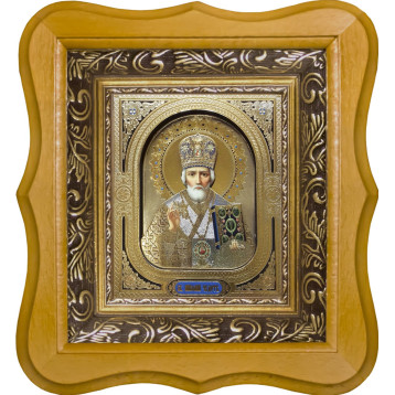 Ікона Миколи Чудотворця 1012-3д-ФБ-3