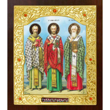 Ікона Три Святителя (Василь, Григорій, Златоуст) 21-Д-158