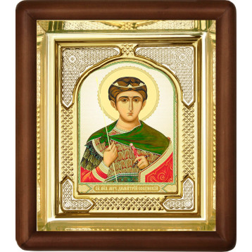 Ікона Дмитро Солунський (поясний) 3-П-110