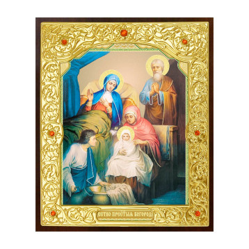 Ікона Різдво Пресвятої Богородиці 22-Д-175 (Дванадесяті свята)