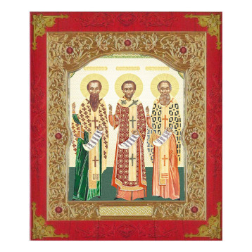 Ікона Три Святителя (Василь, Григорій, Златоуст) 22-Д-188