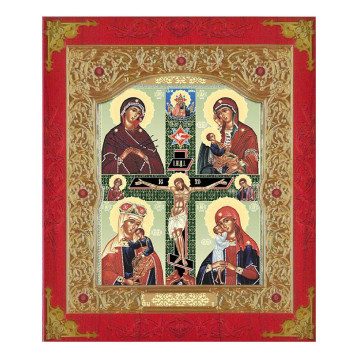Ікона четирехчастний 22-Д-196