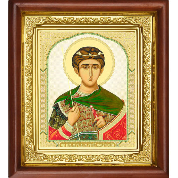 Ікона Дмитро Солунський (поясний) 16-П-110