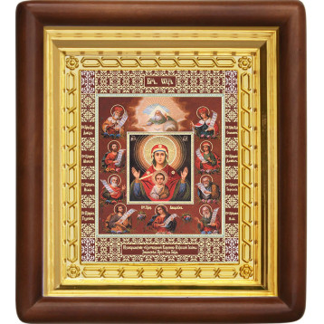 Ікона Знамення (Мірожскім), лик 10х12 см, арт. 4-П-244