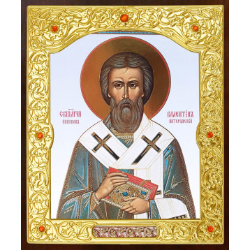 Икона Епископ Валентин Интерамский 22-Д-256