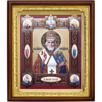 Ікона Микола Чудотворець 18П-П-28