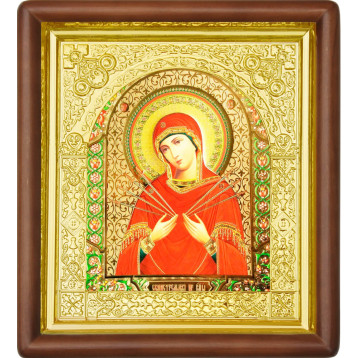 Ікона Семистрільна Божа Матір 17-П-176