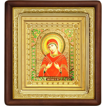 Ікона Семистрільна Божа Матір 19-П-314