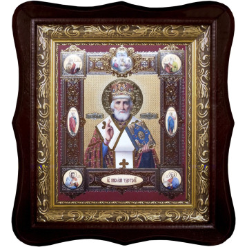 Ікона Микола Чудотворець 1518П-ФБ-28