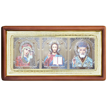 Ікона Трійник, лик Софрон кольорова одяг 15-П-4