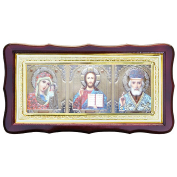 Ікона Трійник, лик Софрон кольорова одяг 15-Ф-4