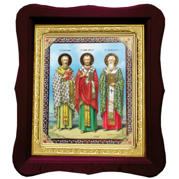 Ікона Три Святителя (Василь, Григорій, Златоуст) 18-Ф-158