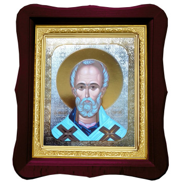 Ікона Микола Чудотворець 18-Ф-173