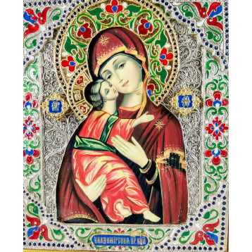 Икона Владимирской Божьей Матери, арт. 2732-Р-5