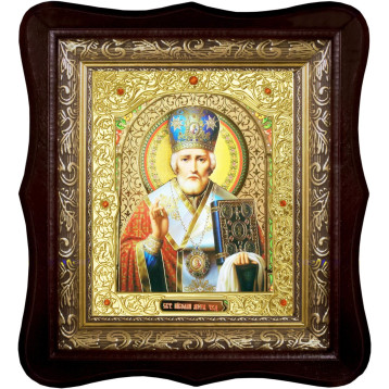 Ікона Микола Чудотворець 21-1518-ФБ-175