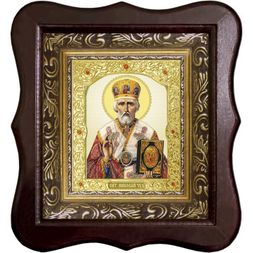 Ікона Микола Чудотворець 22-1012-ФБ-25