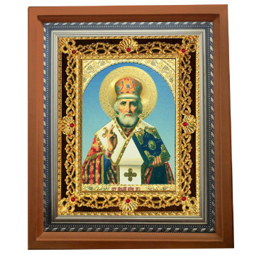 Ікона Микола Чудотворець 35-ПБ-26