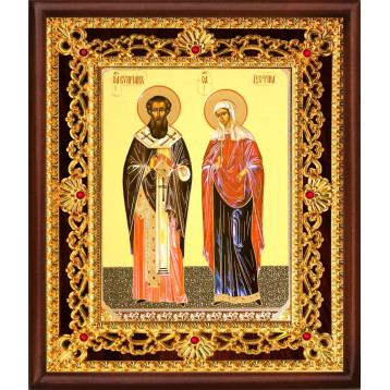Ікона Кипріян і Юстина 36-П-35